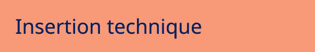 Insertion technique