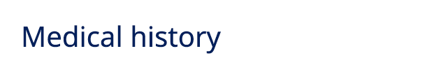 Medical history