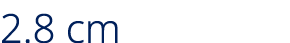 2.8 cm