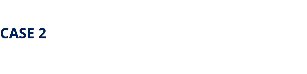 CASE 2 Flora, aged 32 Scheduled for elective breast surgery